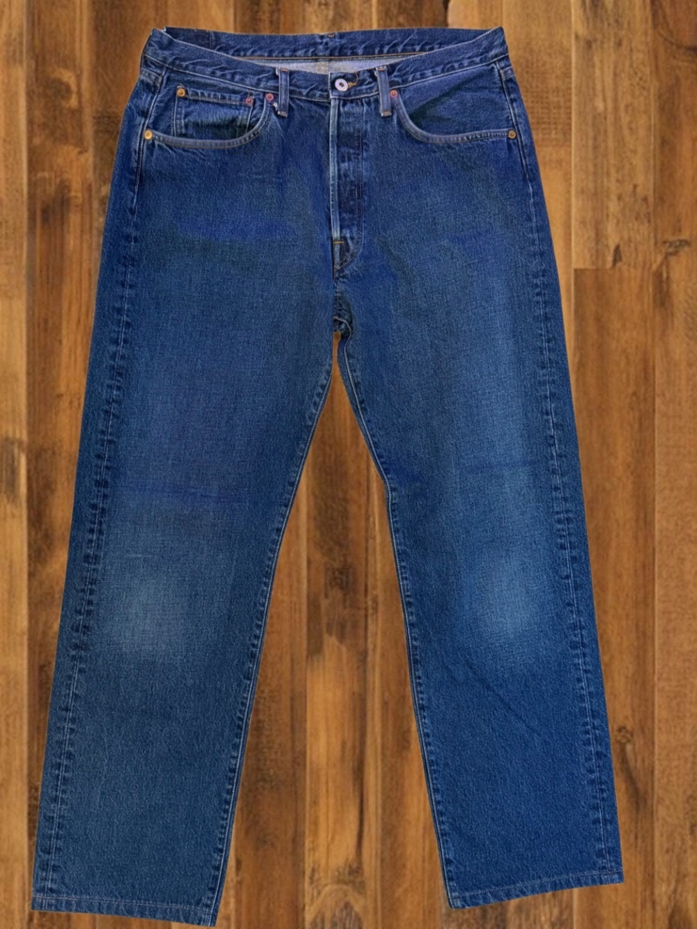 Vintage Straight Jeans in Classic Blue - Picture 3 of 6